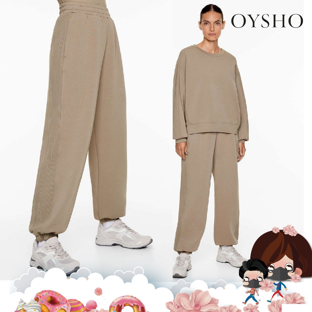 *ขายเฉพาะกางเกงจ็อกเกอร์ผ้า Oysho Mink งานจริงผ้าสวยมาก งานแท้มือ 1