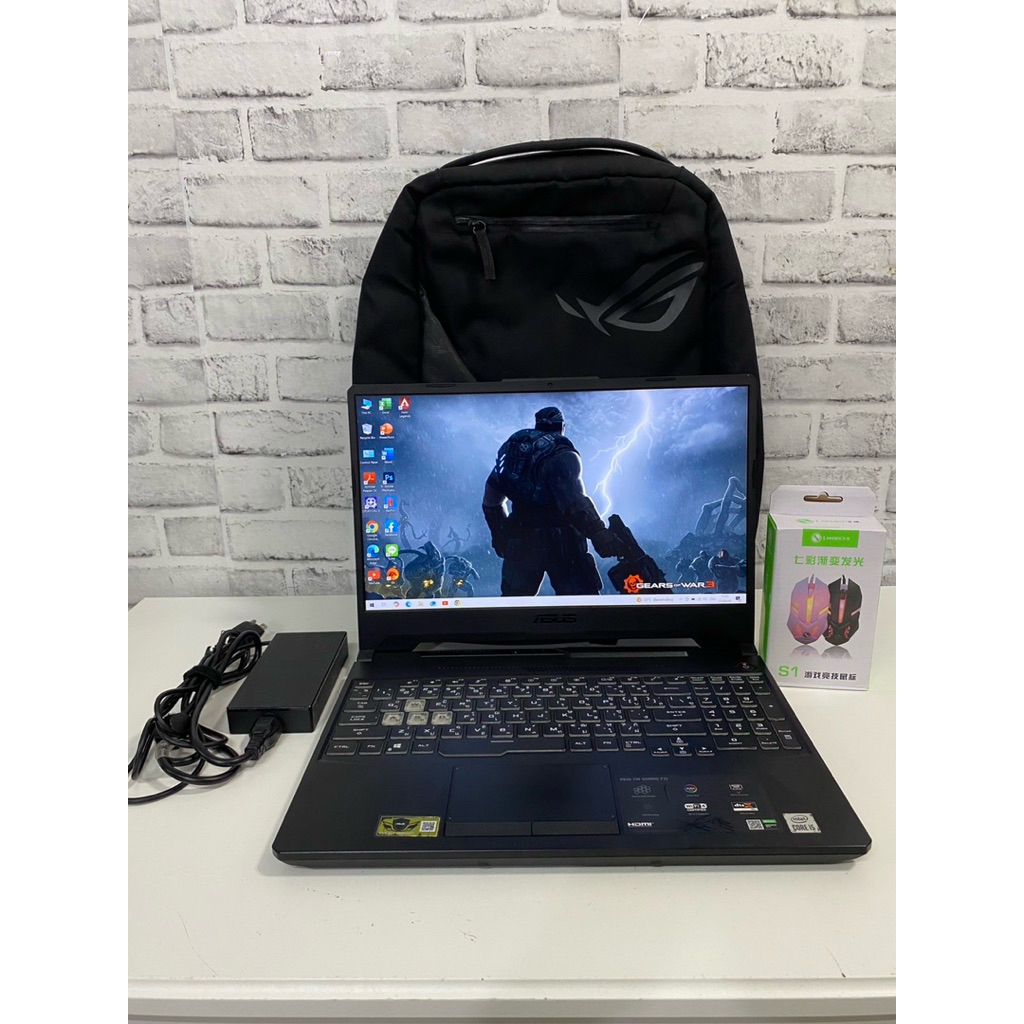 โน๊ตบุ๊คมือสอง Asus TUF Gaming F15 FX506LH-HN002 /I5Gen10/SSD 512gb+HDD1TB/แรม16gb/แบตเก็บไฟ/สินค้าม