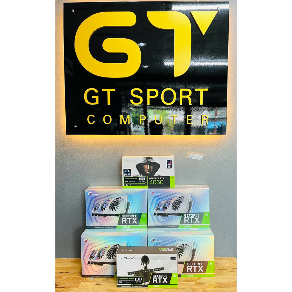 การ์ดจอ RTX 3070Ti / RTX 3050 8GB / GTX 1060 6GB / GTX 1060 3GB