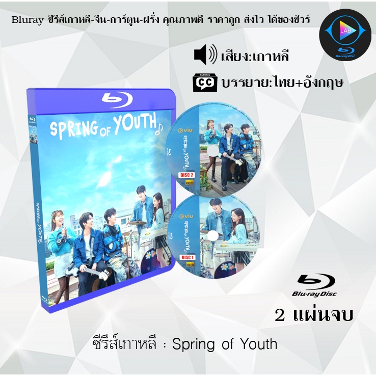 Bluray ซีรีส์เกาหลี Spring of Youth : จำนวน 2 แผ่นจบ (ซับไทย) FullHD 1080p
