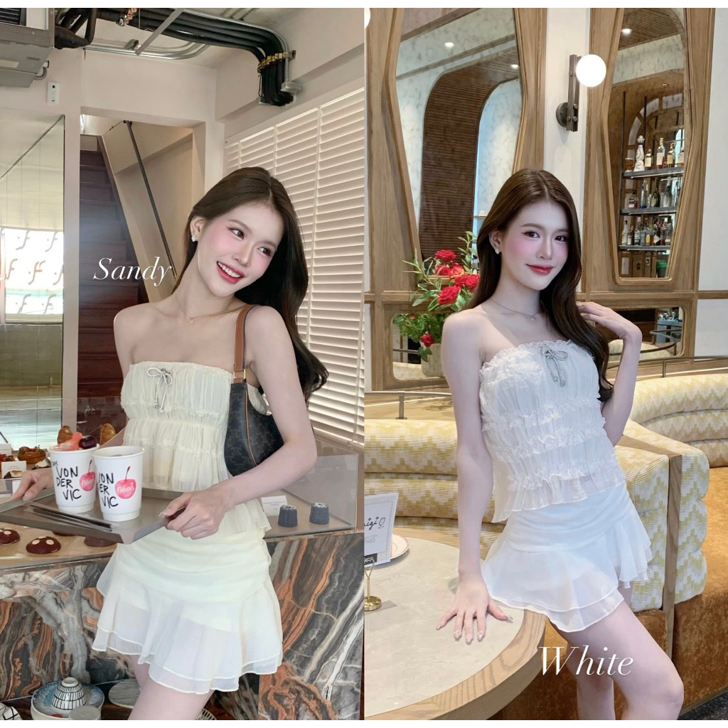 รุ่น Sienna set | set เสื้อกับกระโปรง (แยกสั่งได้ค่ะ)