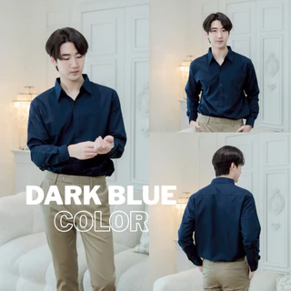 เสื้อเชิ้ตคอปกแขนยาว เสื้อเชิ้ตผู้ชาย(10สี) ผ้าOxford [M-XXXL]