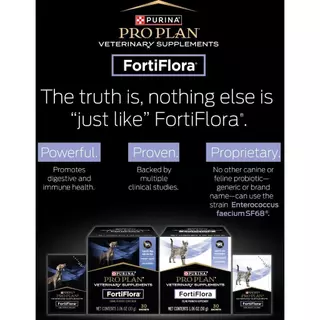 Proplan Fortiflora ผงโรยอาหาร โพรไปโอติก สุนัขและแมว 30ซอง [1กล่อง]