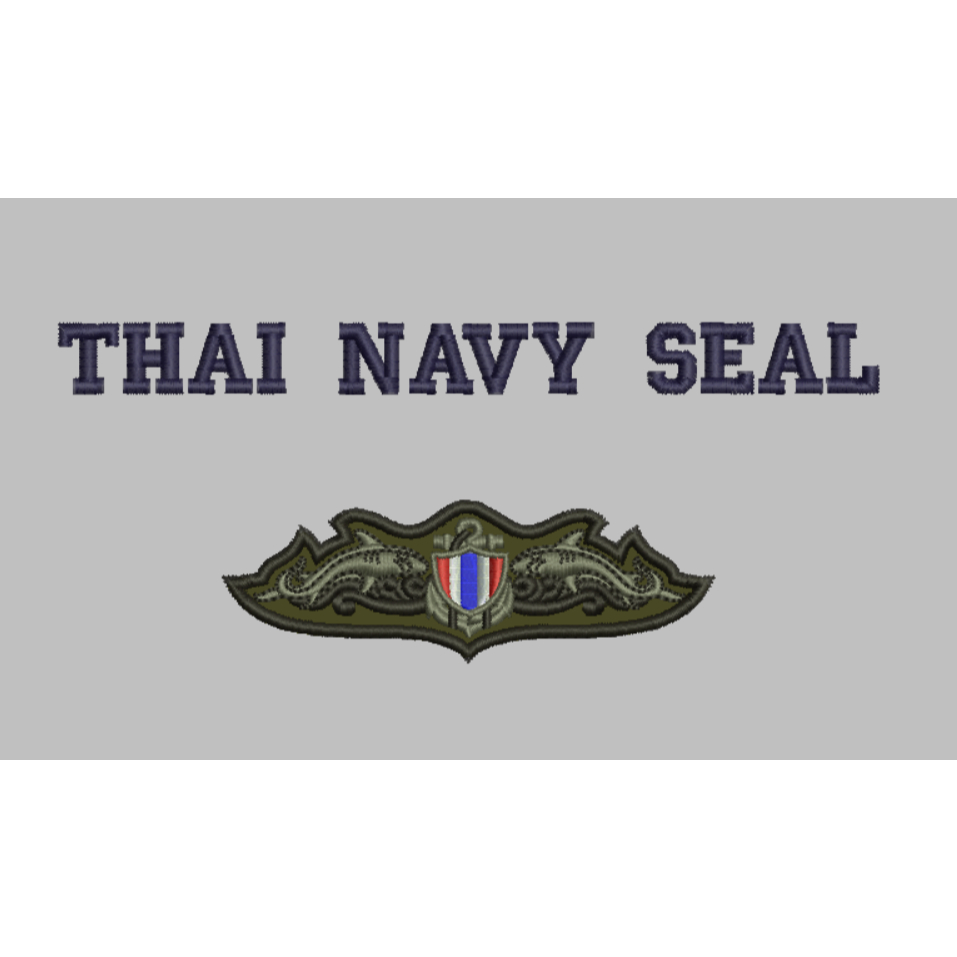 ปีกมนุษย์กบ THAI NAVY SEAL แบบปัก