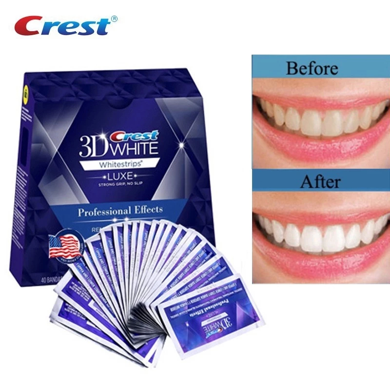 Crest 3D White Strips ProfessionalOral Hygiene Whitening [20 pairs/40 patches]