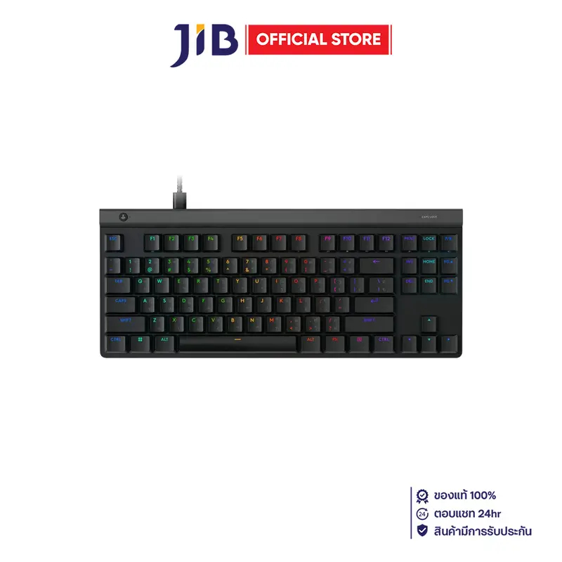 KEYBOARD (คีย์บอร์ด) LOGITECH G G515 TKL GL LOW PROFILE SWITCH RGB EN/TH - BLACK