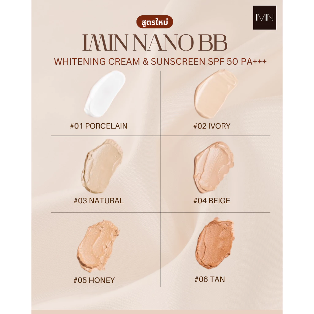 IMIN Nano Body Care Color & Sunscreen ครีมทาผิวขาวนาโน thumbnail 5