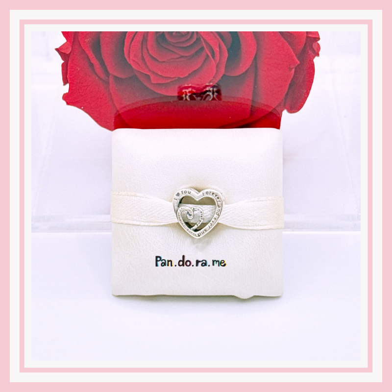 [พร้อมส่ง สินค้าแท้ 💯] **ชาร์มหัวใจแพน** Entwined Infinite Hearts Charm - รูปที่ 3