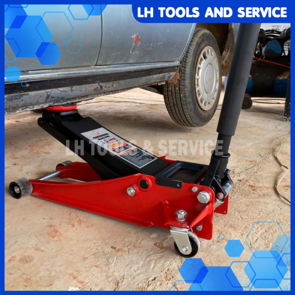 แม่แรงตะเข้ 3.5ตัน โหลดเตี้ย 2สูบ Hydraulic Jack 3.5Ton รุ่น32505 - รูปที่ 4