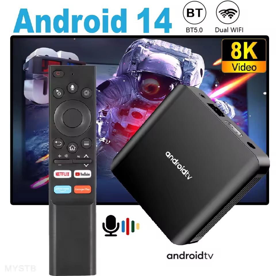 2025 ใหม่ TV98 PLUS ATV ใหม่สุด Android 14 Digital TV BOX 8K/HD 2.4G/5G Dual WIFI รองรับ RAM 16GB+25