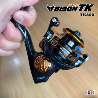 ✨ รอกสปินนิ่ง Bison TK500 / TK800 รอกขนาดเล็กสำหรับงานสปิ๋ว ตกกุ้ง และตกปลาขนาดเล็ก