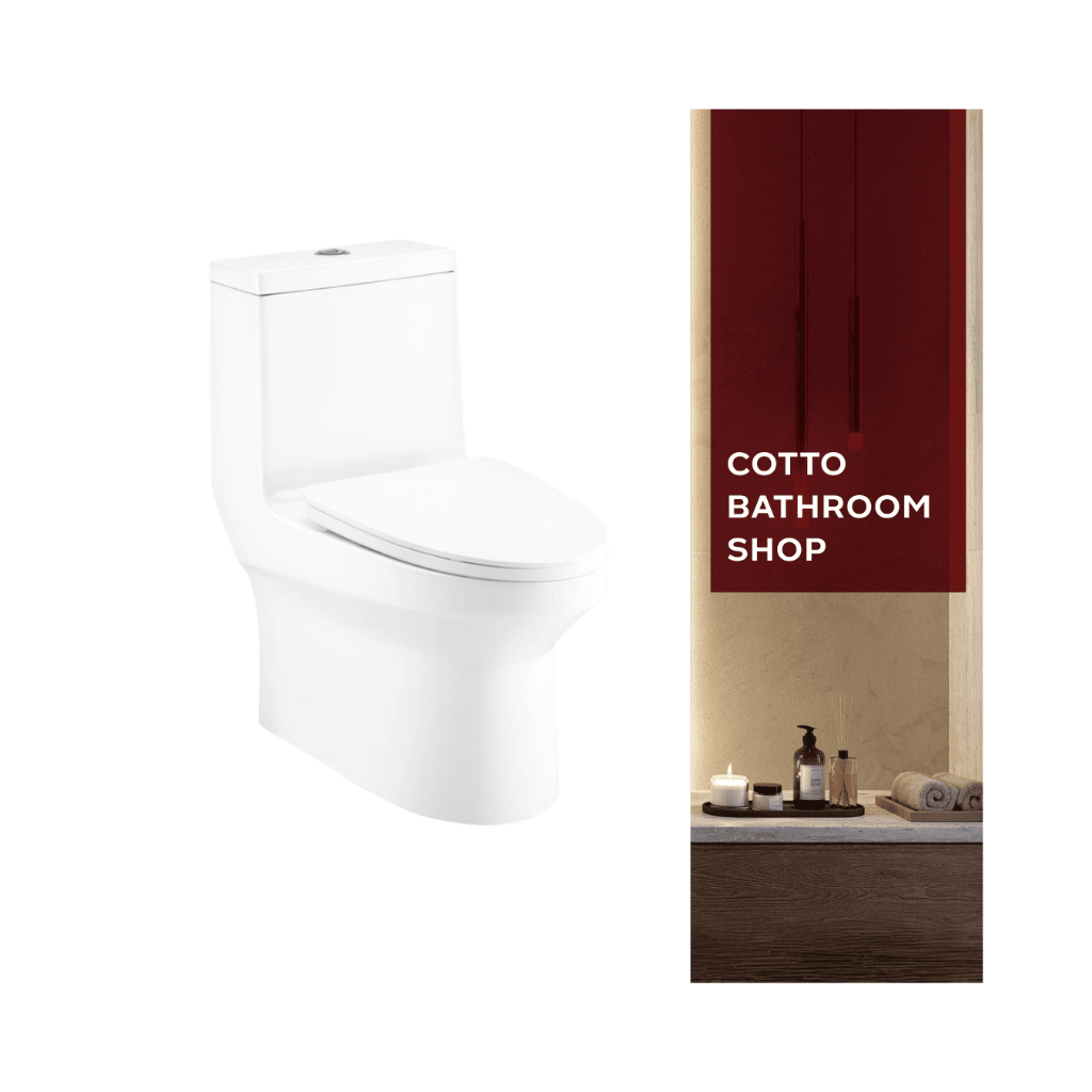 COTTO สุขภัณฑ์แบบชิ้นเดียว รุ่น C11000 Worth 3/4.8L