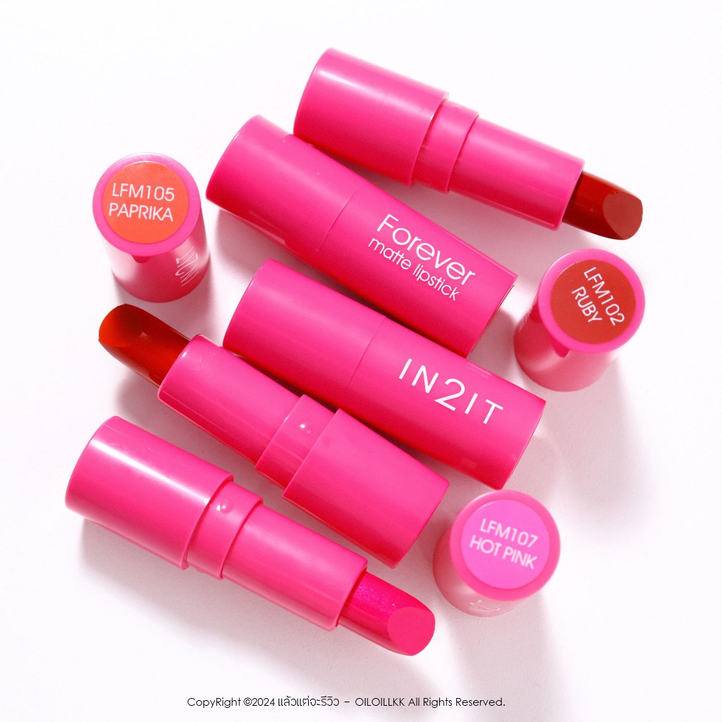 IN2IT FOREVER MATTE LIPSTICK - อินทูอิท ฟอร์เอฟเวอร์ แมตท์ ลิปสติก (LFM) - 4