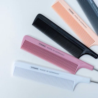 TITANIA Needle Comb หวีปลายเหล็ก หวีแสกผม ด้ามปลายเหล็ก ขนาด 21cm นำเข้าจากเยอรมัน (1 กล่องบรรจุ 1 ชิ้น)
