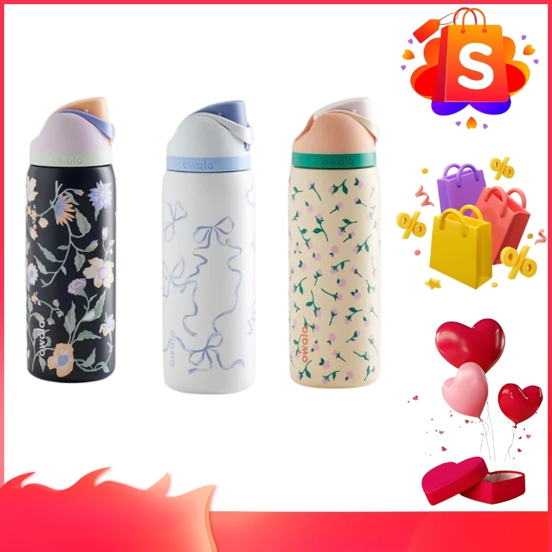 Owala UO Exclusive FreeSip 32 oz /24oz/Water Bottle แก้วน้ำ（ของแท้ 100 %）