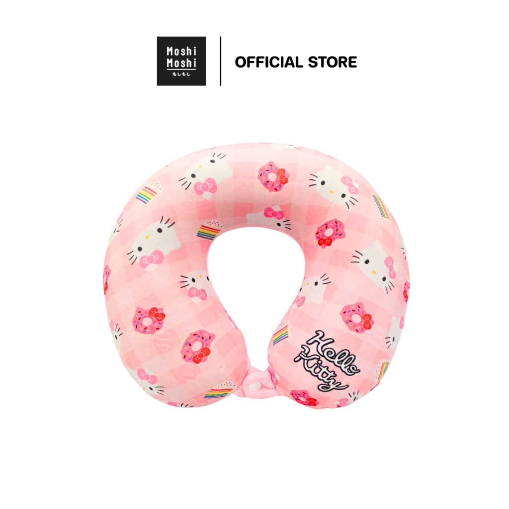 Moshi Moshi หมอนรองคอเมมโมรี่โฟม ลาย Hello Kitty ลิขสิทธิ์แท้จากค่าย Sanrio รุ่น 6100005286
