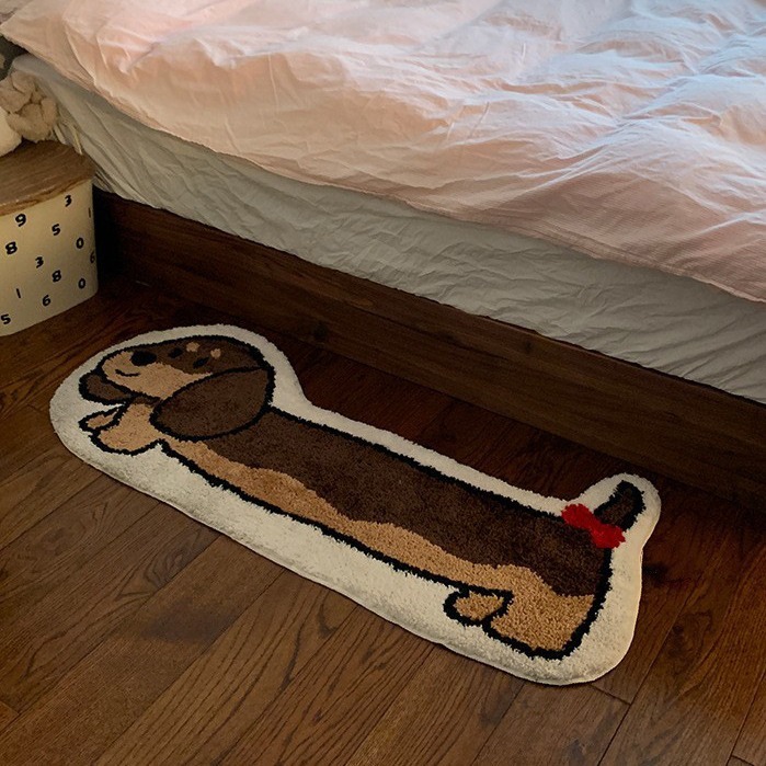 พร้อมส่ง พรม DACHSHUND LONGER BED RUG🐶 /comfyhomies