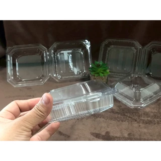 ็Hiso กล่องใส OPS DD-17A แบบล็อด(100ใบ) บรรจุภัณฑ์เบเกอรี่ ที่ใส่อาหารและ กล่องข้าว ไม่เป็นไอน้ำ