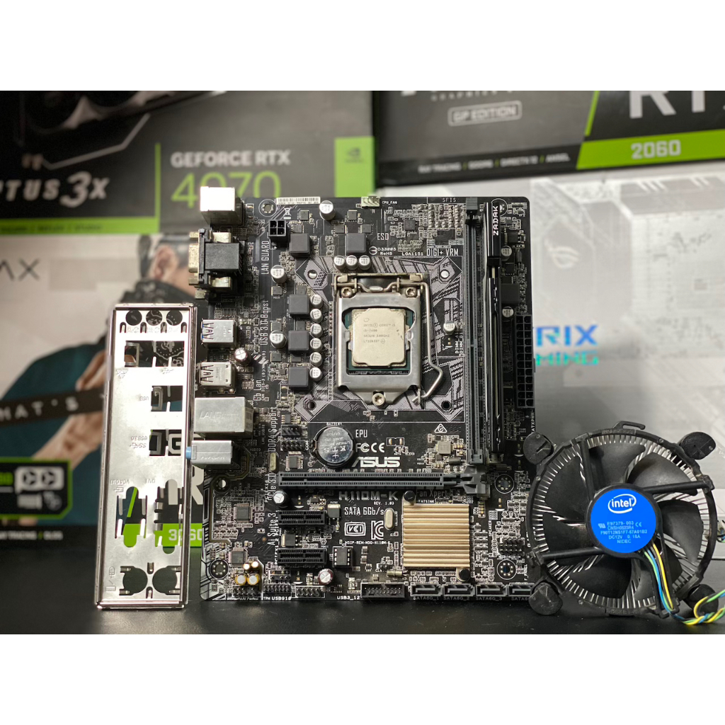 🌟ชุดเซ็ทมือสอง i5-7400+H110M-K+RAM 8GB DDR4 พร้อมใช้งาน✅