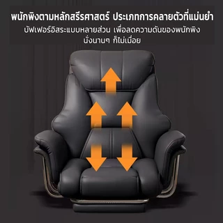 TAGR เก้าอี้ผู้บริหาร เก้าอี้สำนักงาน ปรับระดับได้ เอนได้ 130องศา หมุนได้ 360องศา ระบายอากาศได้ดี Office Chair