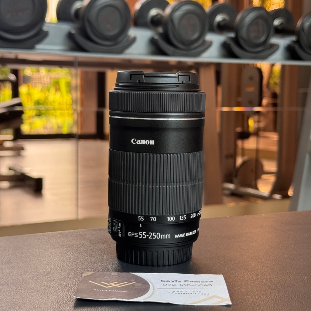 เลนส์ซูม canon 55-250stm 55-250 stm canon55-250 55 - 250stm