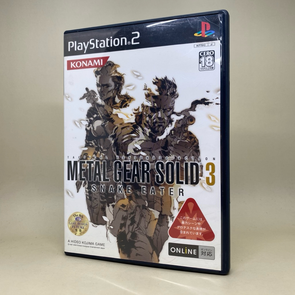 Metal Gear Solid 3: Snake Eater (PS2) | PlayStation 2 | Original DVD Game | NTSC-J | Japanese | ใช้ง