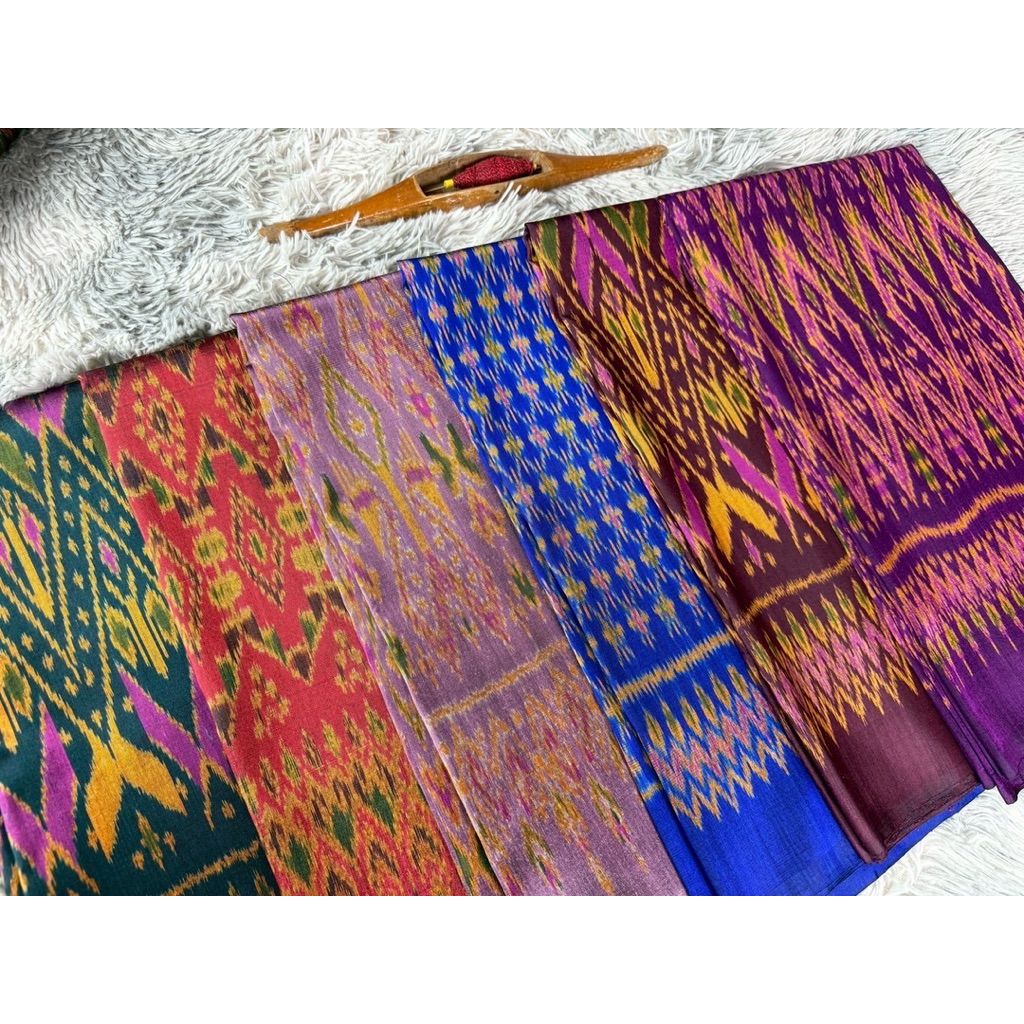 🚩ผ้าไหม 2 ตะกอ ไหมแท้ ทอมือ🚩