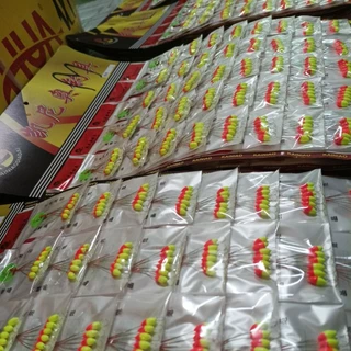ทุ่นจิ๋ว 2 สี ตกกุ้ง ตกปลาเล็ก มี 5 ขนาดให้เลือก