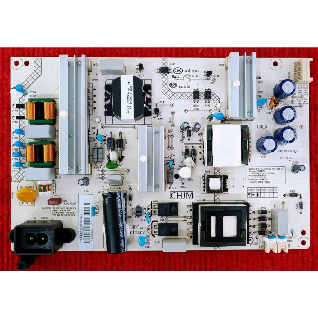 เพาเวอร์ซัพพลายทีวี  ACONATIC สำหรับรุ่น  AN-55DU801SM พาสบอร์ด R-HSL55D-2S9 600-U