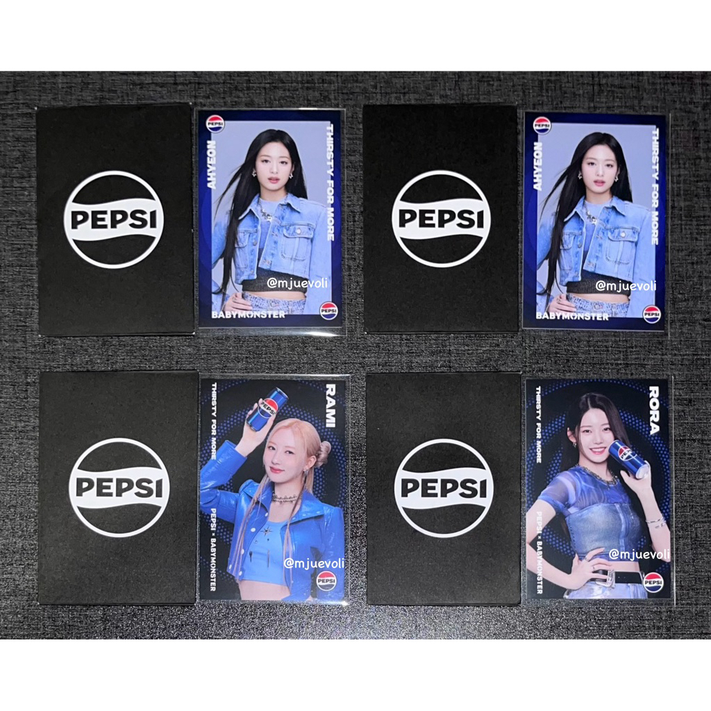 การ์ด Babymonster Chester's x pepsi