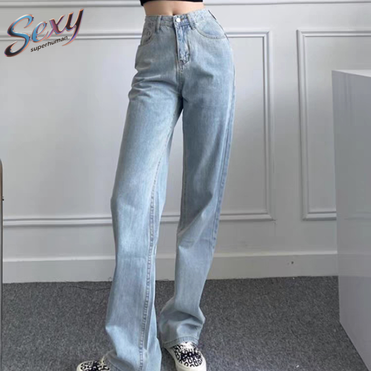 ยีนส์ กางเกงยีนส์ขา ดเอวสูง ขากระบอกใหญ่ วินเทจ ทรงสวย มีครบไซส์ค่ะ เนื้อผ้านุ่มและระบายอากาศได้ดี ส่งไวจากไทย - รูปที่ 3