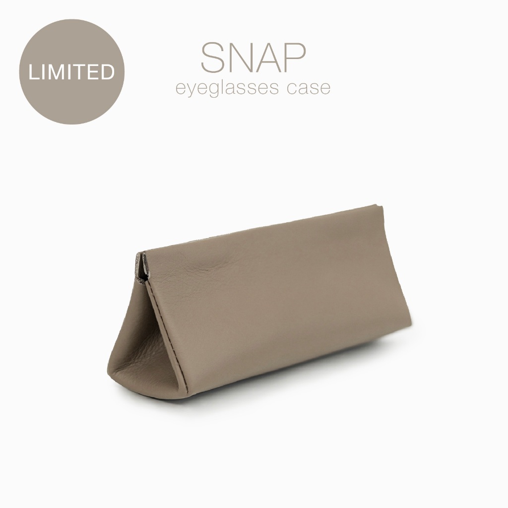 labrador SNAP eyeglasses case กล่องใส่แว่นตาหนังแท้ (LAA172)