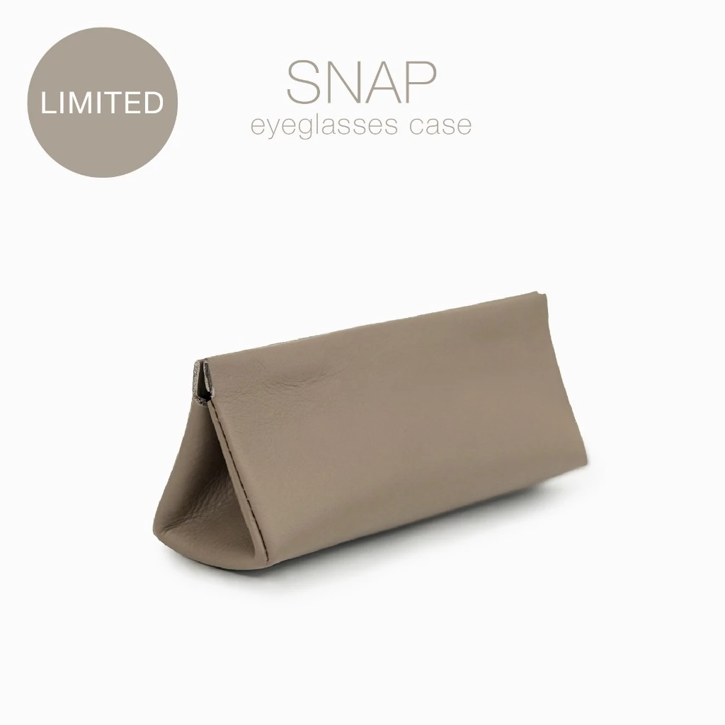 labrador SNAP eyeglasses case กล่องใส่แว่นตาหนังแท้ (LAA172)
