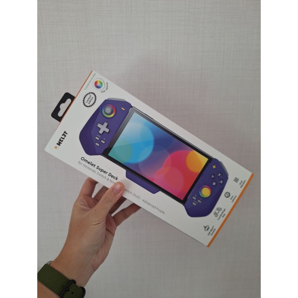 (NSW)Nintendo Switch -OMELET GAMING SUPER DECK สีAdvance Purple(มือ2)