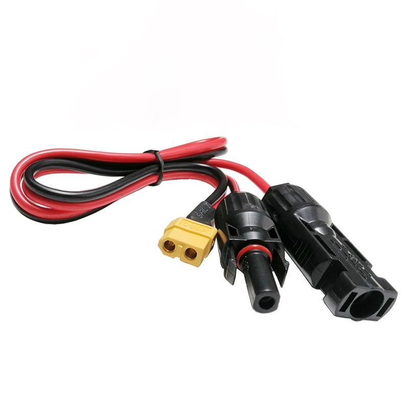 สายชาร์จแผงโซล่าเซลล์ XT60 TO MC4 ยาว 2 m Solar Cable solar adapter 2M