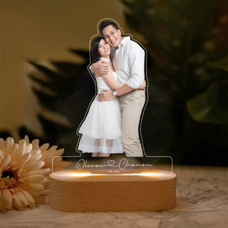 จัดทำ 1-2 วัน Happylife LED Die-Cut โคมไฟอะคริลิคสั่งทำ สกรี…