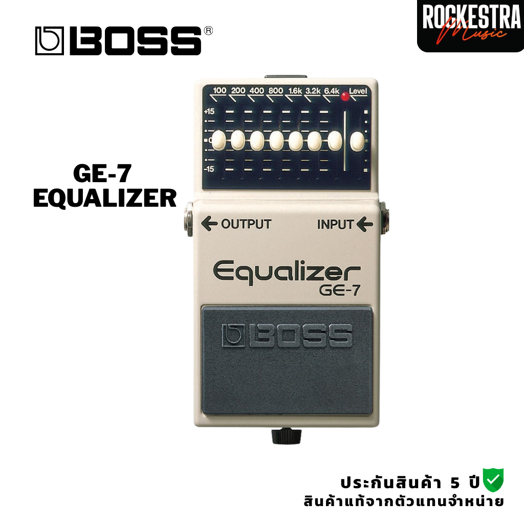 Boss GE-7 Equalizer เอฟเฟคกีตาร์ GE-7 +ประกันศูนย์ 5 ปี