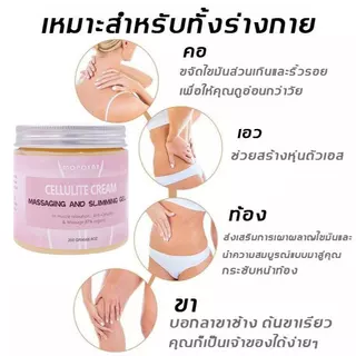 Hot🚀ครีมลดหน้าท้อง ครีมทาลดน้ำหนัก 200g ครีมลดไขมัน ลดน้ําหนัก เบิร์นไขมัน เพิ่มการเผาผลาญ ส่วนผสมจากธรรมชาติ ลดน้ำหนัก