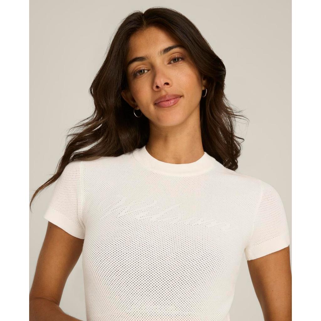 Wilson Women PEYTON KNIT TEE เสื้อยืดผู้หญิง WW00559531GYC Official Store — صورة 8
