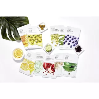 (ใช้ได้ทุกวัน) THE FACE SHOP REAL NATURE FACE MASK (MASK SHEET) มาส์กชีท แผ่นมาส์กหน้า กระจ่างใส ผิวเรียบเนียน