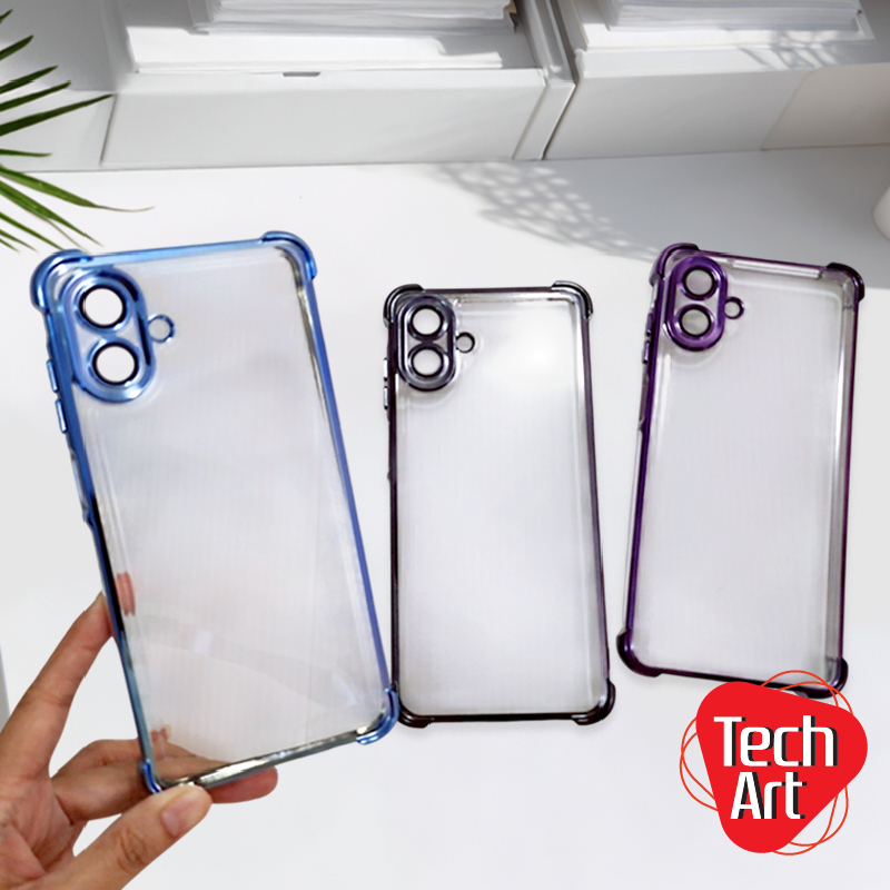 เคสนิ่มขอบสีเงามีเลนส์กันกล้องVivo V29 Y29(4G) Y04(4G) Y29s(5G) V27/V27Pro Y39(5G) พร้อมมุมลดแรงกระแ