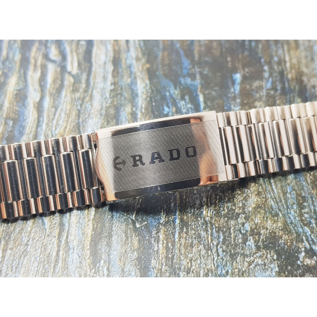 สายนาฬิกา สาย Rado diastar 18mm สแตนเลส สีเงิน 18mm (เทียบ) สภาพสวย ของใหม่ (สายยาว 17cm)