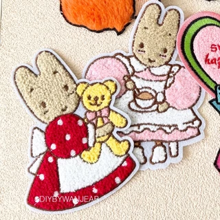 ตัวปักตกแต่ง DIY น้องหมา ขนปุย สำหรับงานฝีมือ เย็บติดเสื้อ ไม่มีกาว ตกแต่งเสื้อผ้า กระเป๋า งาน Craft แฟชั่นบนเสื้อ