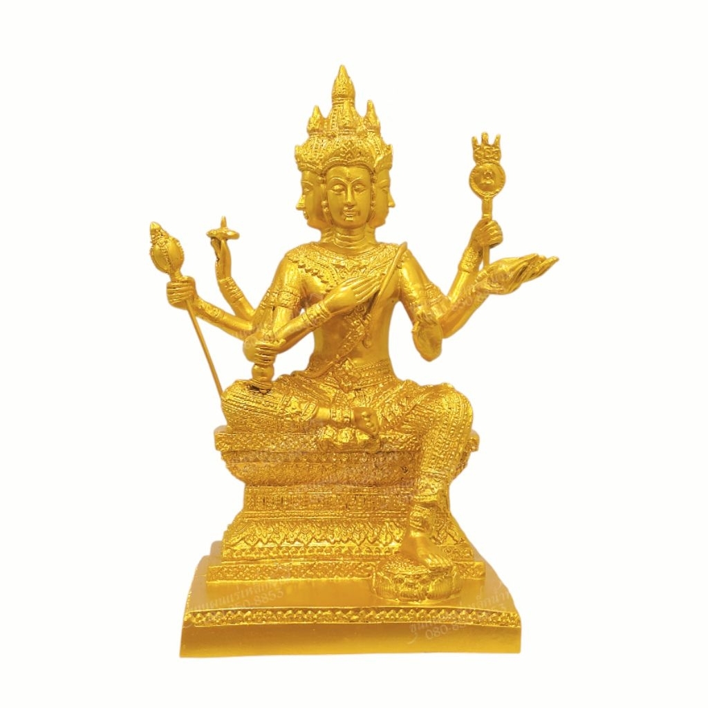 พระพรหม 4 หน้า เนื้อแร่เหล็กน้ำพี้วัตถุมงคลเสริมสิริมงคล การงาน การเงิน ความรัก ป้องกันภัย จากบ่อเหล็กน้ำพี้ จ.อุตรดิตถ์