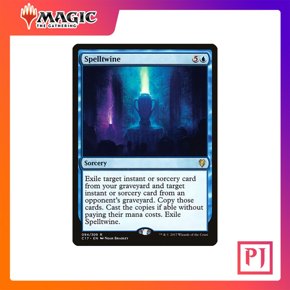 [MTG] Spelltwine [C17] [BLUE] [RARE] [NORMAL] [ENG] (การ์ดเมจิค / Magic the Gathering)