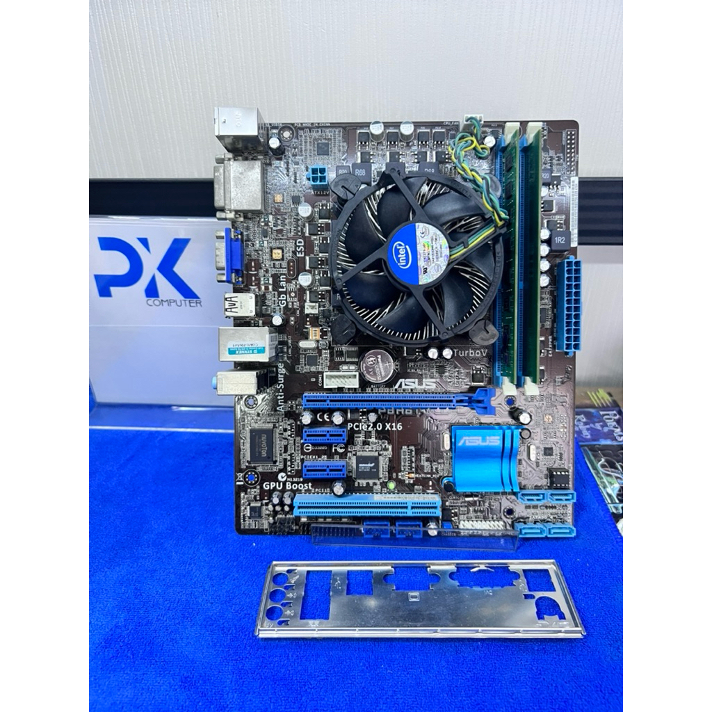 เมนบอร์ดพร้อมCPU Intel i5 2400 4คอ4เทรด พร้อมแรม8Gb มือสอง (มีส่งด่วน)