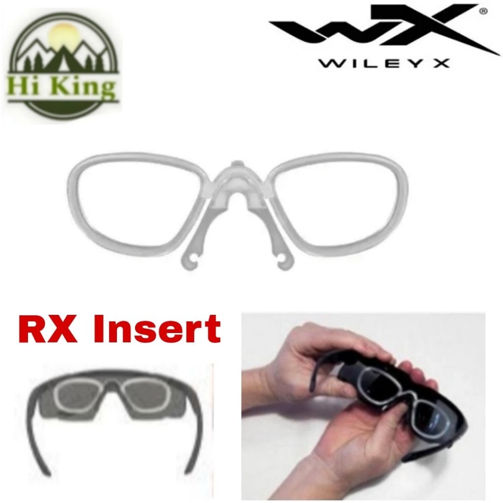เฟรม ตัดเลนส์ สายตา แว่นตา Wiley X RX Insert ใช้ได้กับรุ่น Saber Vapor Goggle ของแท้