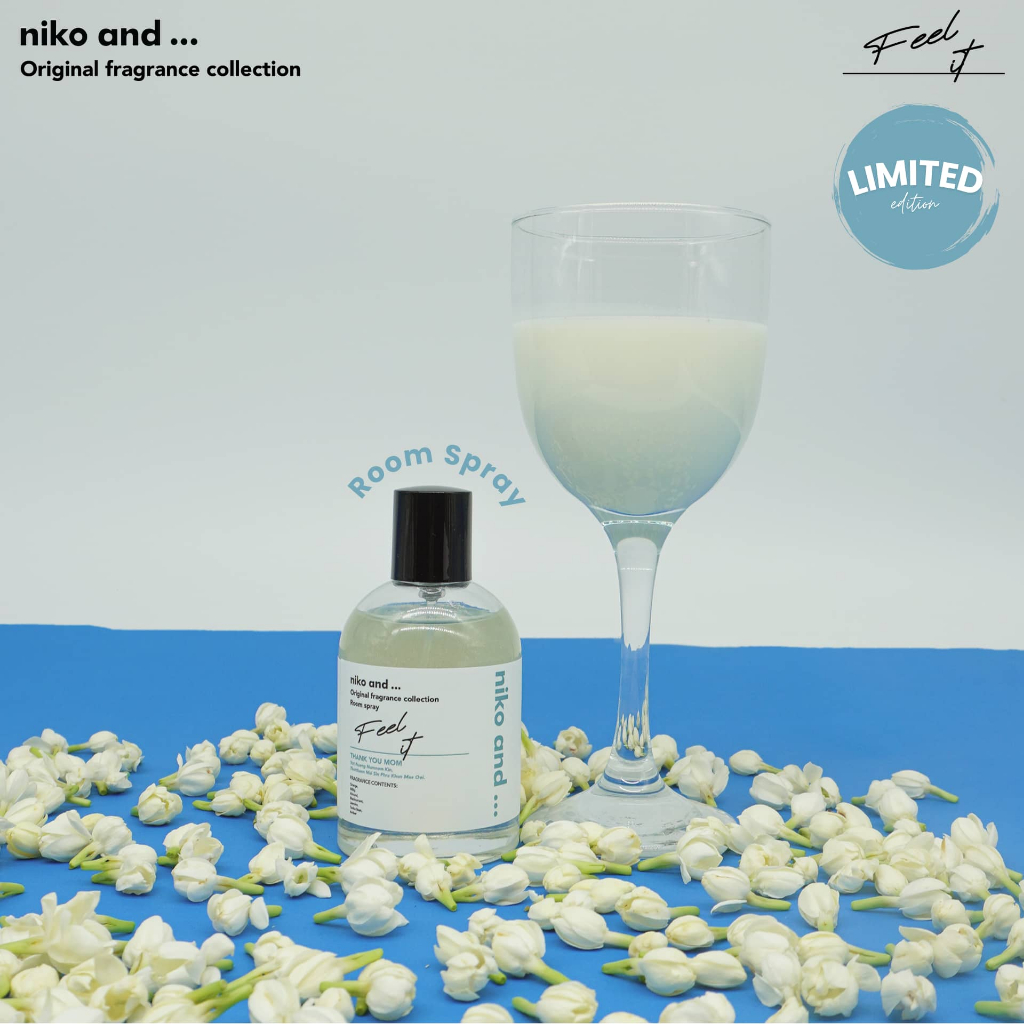 niko and …  สเปรย์ปรับอากาศ กลิ่นพิเศษ [Thank you mom] Feel it Original Fragrance Collection Room Sp