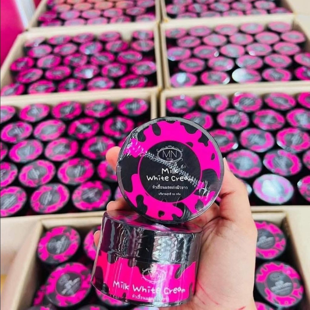 ครีมนมสดกระปุกดำ Mn.นมสด
