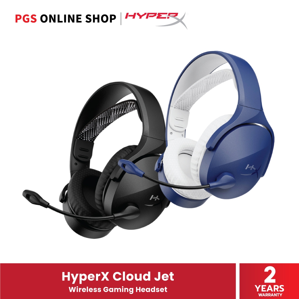 HyperX Cloud Jet  Wireless Gaming Headset ชุดหูฟังเกมมิ่งไร้สาย พร้อมไมโครโฟน, มีแถบคาดศีรษะยางยืดกั